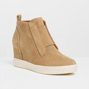 Catherine Malandrino Sabra Wedge Sneaker 10 Tan NEW